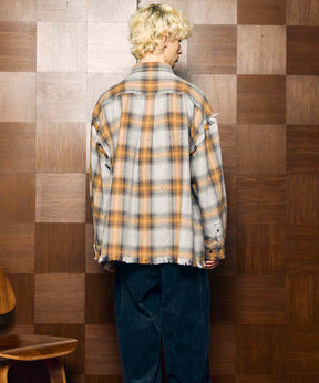 [Sales open at 12:00 pm on Saturday, September 13th] [Italian Dead Stock Fabric] Prime-Over Cut Off Shirts