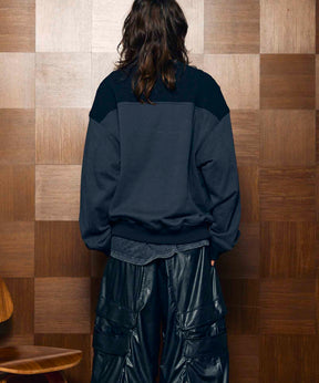 Gradation Short Length Prime-Over V-Neck Knit Pullover