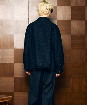 【Italian Dead Stock Fabric】Prime-Over Curved Pocket Jacket