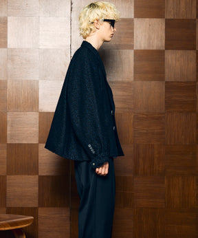 【Italian Dead Stock Fabric】Prime-Over Curved Pocket Jacket