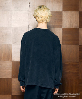 【MOVIE SERIES】「E.T.」- Finger - Prime-Over Crew Neck  Long Sleeve T-Shirt