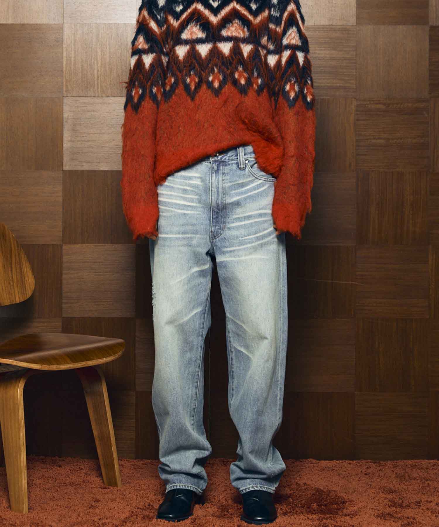 10.5oz Straight Denim Pants