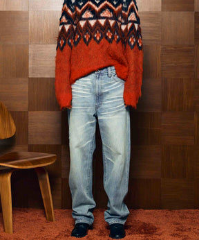 10.5oz Straight Denim Pants