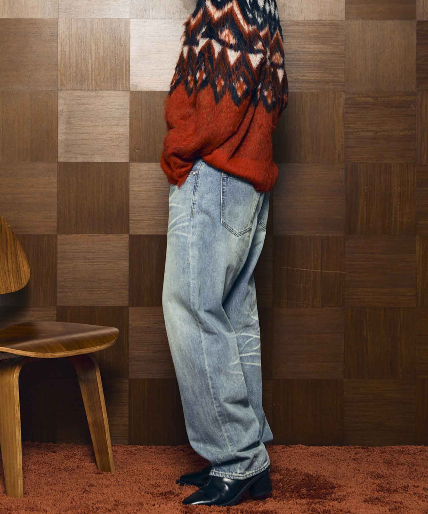 10.5oz Straight Denim Pants