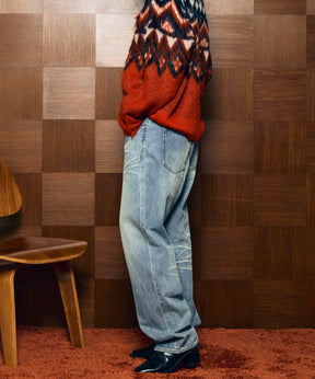 10.5oz Straight Denim Pants