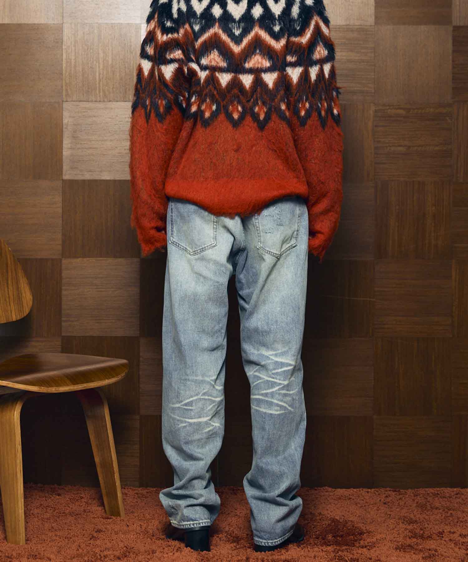 10.5oz Straight Denim Pants