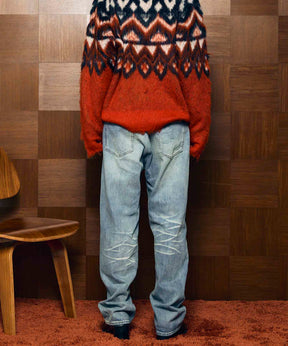 10.5oz Straight Denim Pants