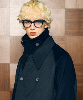 Layering Double Breasted Prime-Over Short Coat