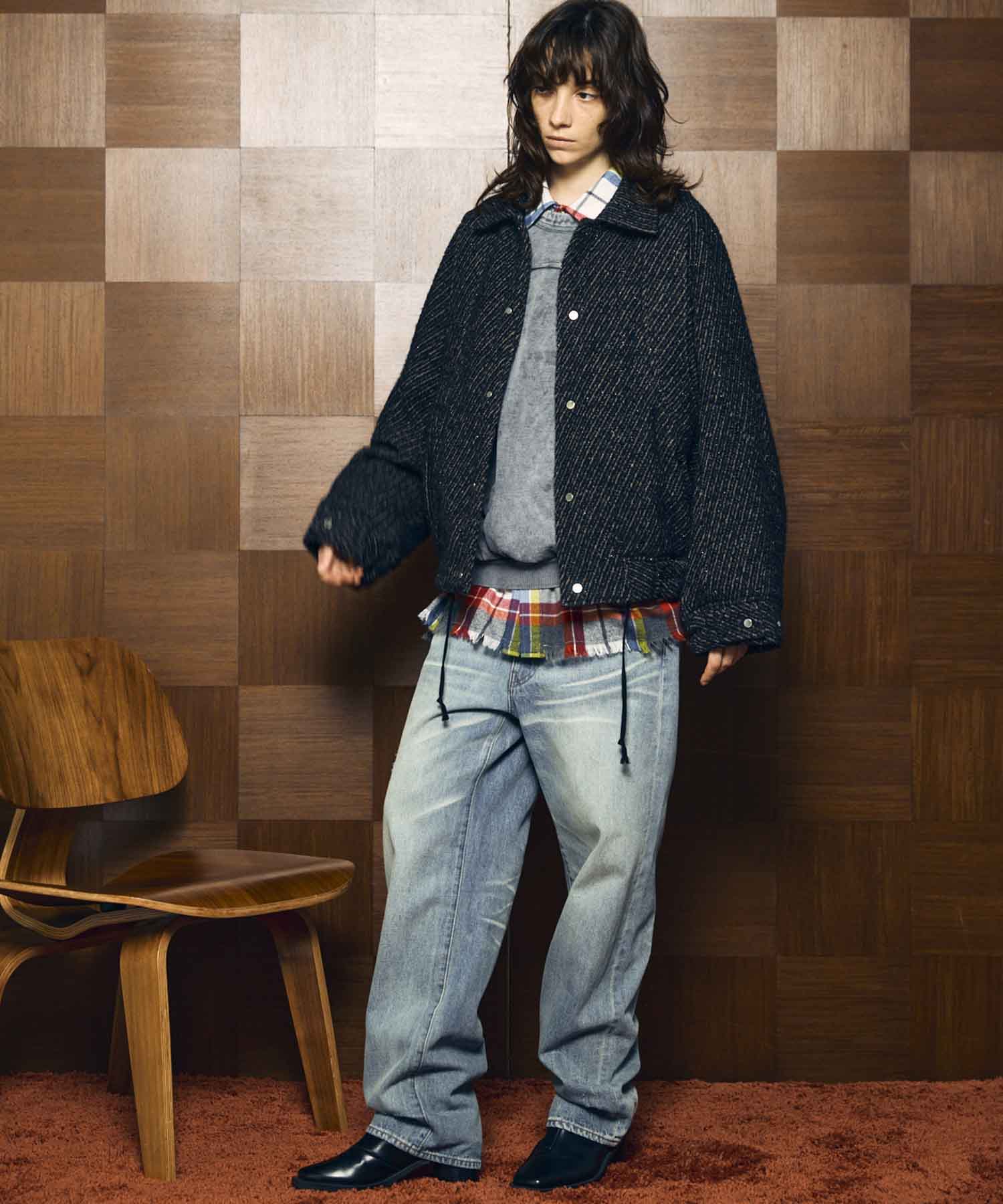 [Sales open at 12:00 pm on Saturday, September 13th] [Italian Dead Stock Fabric] Prime-Over Cut Off Shirts