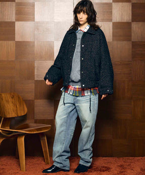 [Sales open at 12:00 pm on Saturday, September 13th] [Italian Dead Stock Fabric] Prime-Over Cut Off Shirts