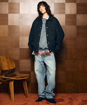 [25AW PRE-ORDER] Nuance Graphics Hand Stitching Long Sleeve TEE