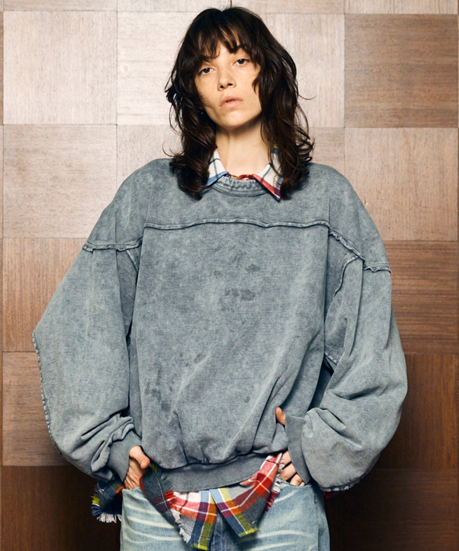 [25AW PRE-ORDER] Nuance Graphics Hand Stitching Long Sleeve TEE