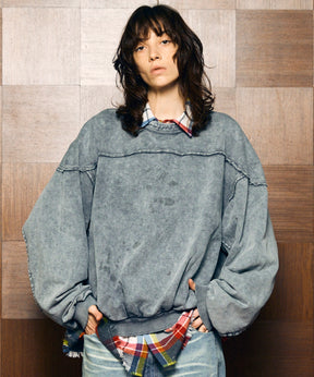 [25AW PRE-ORDER] Nuance Graphics Hand Stitching Long Sleeve TEE