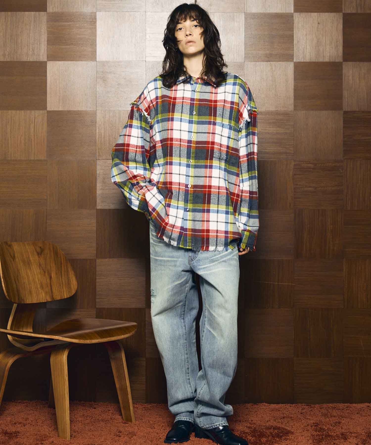 10.5oz Straight Denim Pants