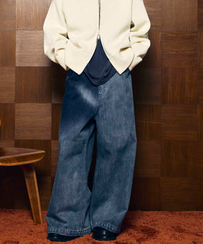 Hyper Wide Denim Baggy Pants