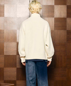 Gradation Short Length Prime-Over V-Neck Knit Pullover