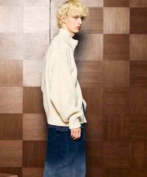 Gradation Short Length Prime-Over V-Neck Knit Pullover