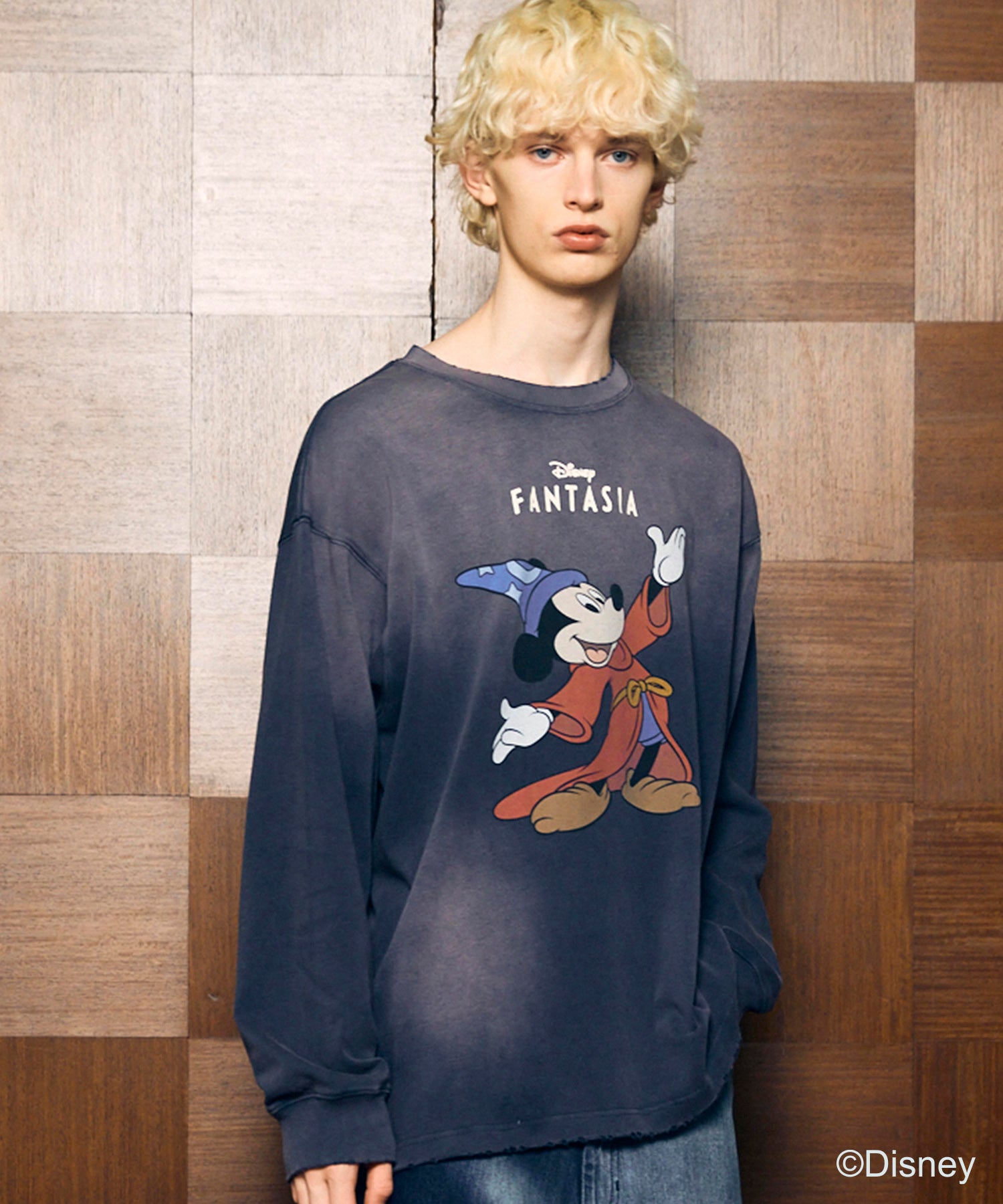 【MOVIE SERIES】「FANTASIA」- HAND - Prime-Over Crew Neck  Long Sleeve T-Shirt