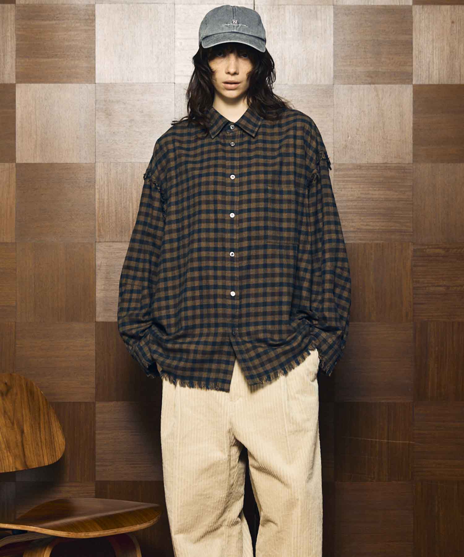 [Sales open at 12:00 pm on Saturday, September 13th] [Italian Dead Stock Fabric] Prime-Over Cut Off Shirts