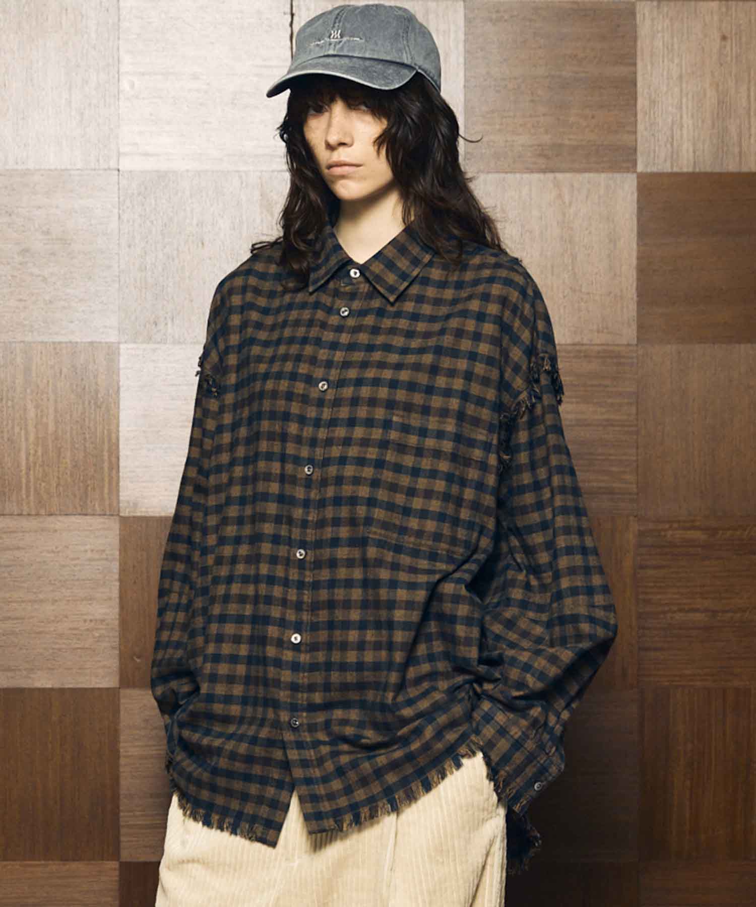 [Sales open at 12:00 pm on Saturday, September 13th] [Italian Dead Stock Fabric] Prime-Over Cut Off Shirts