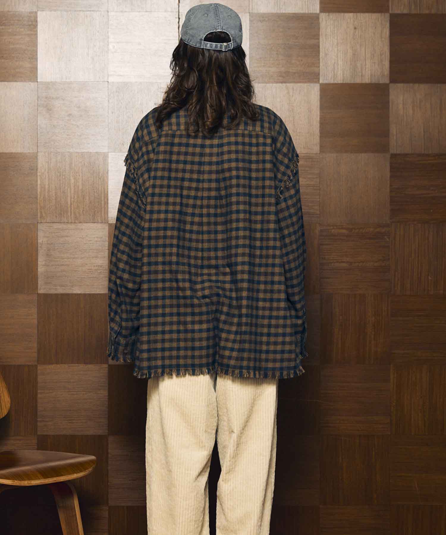 [Sales open at 12:00 pm on Saturday, September 13th] [Italian Dead Stock Fabric] Prime-Over Cut Off Shirts