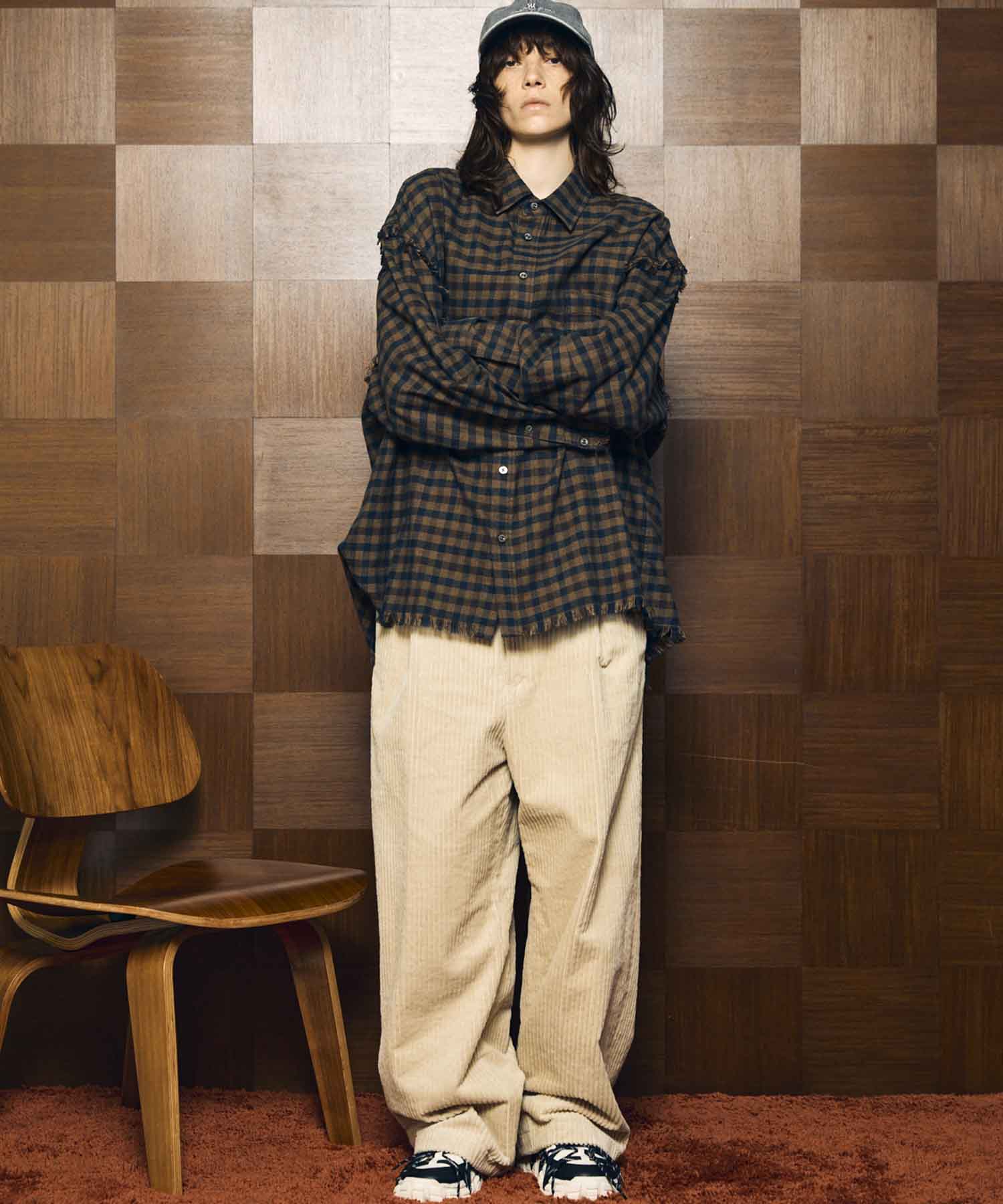 [Sales open at 12:00 pm on Saturday, September 13th] [Italian Dead Stock Fabric] Prime-Over Cut Off Shirts