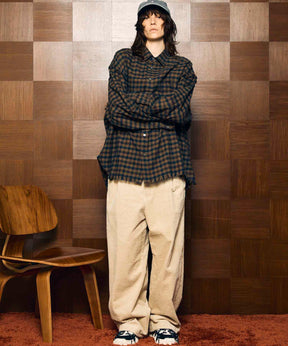 [Sales open at 12:00 pm on Saturday, September 13th] [Italian Dead Stock Fabric] Prime-Over Cut Off Shirts