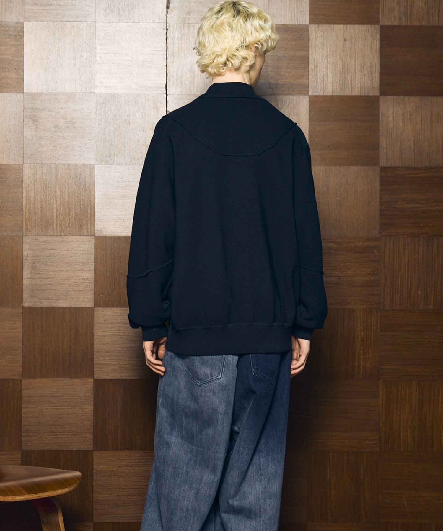 Gradation Short Length Prime-Over V-Neck Knit Pullover