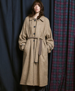 【Italian Dead Stock Fabric】Prime-Over Balmachan Coat