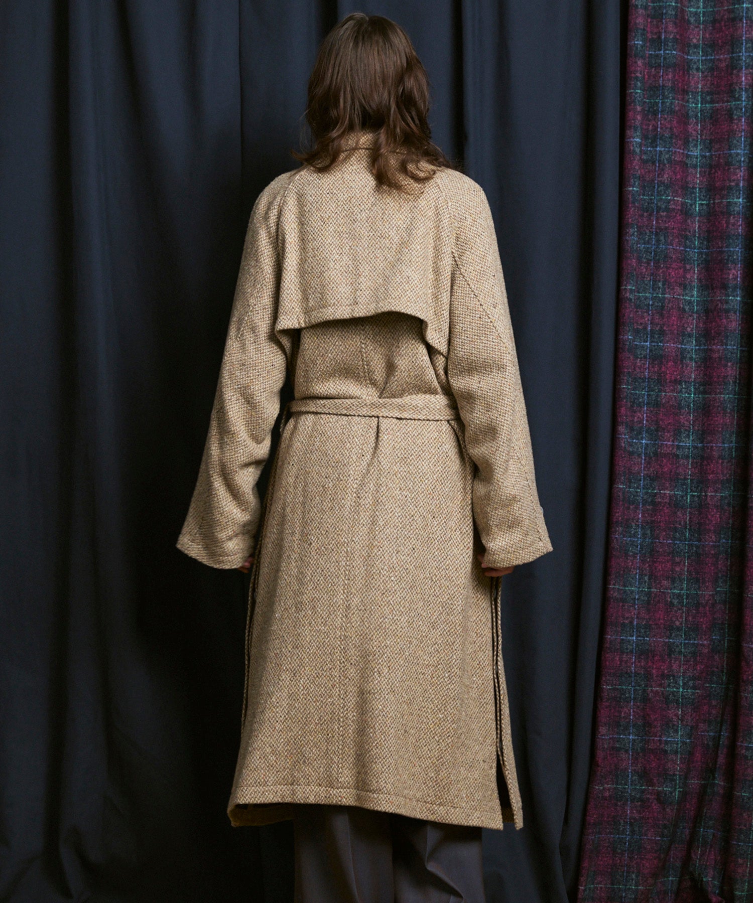 【Italian Dead Stock Fabric】Prime-Over Balmachan Coat