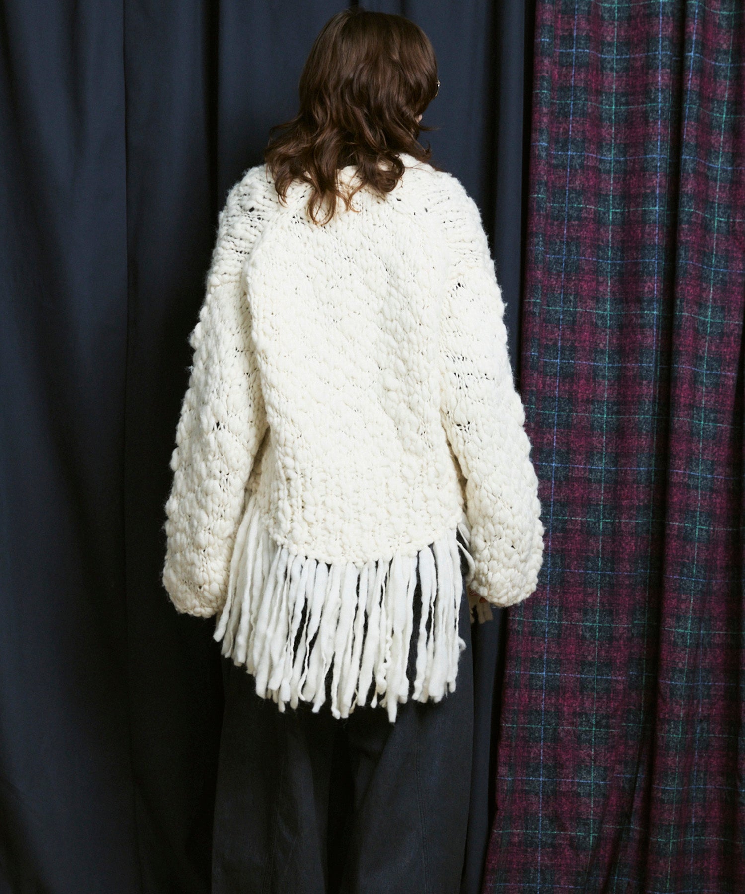 [25AW PRE-ORDER] Fade Yarn Prime-Over Full Zip Knit