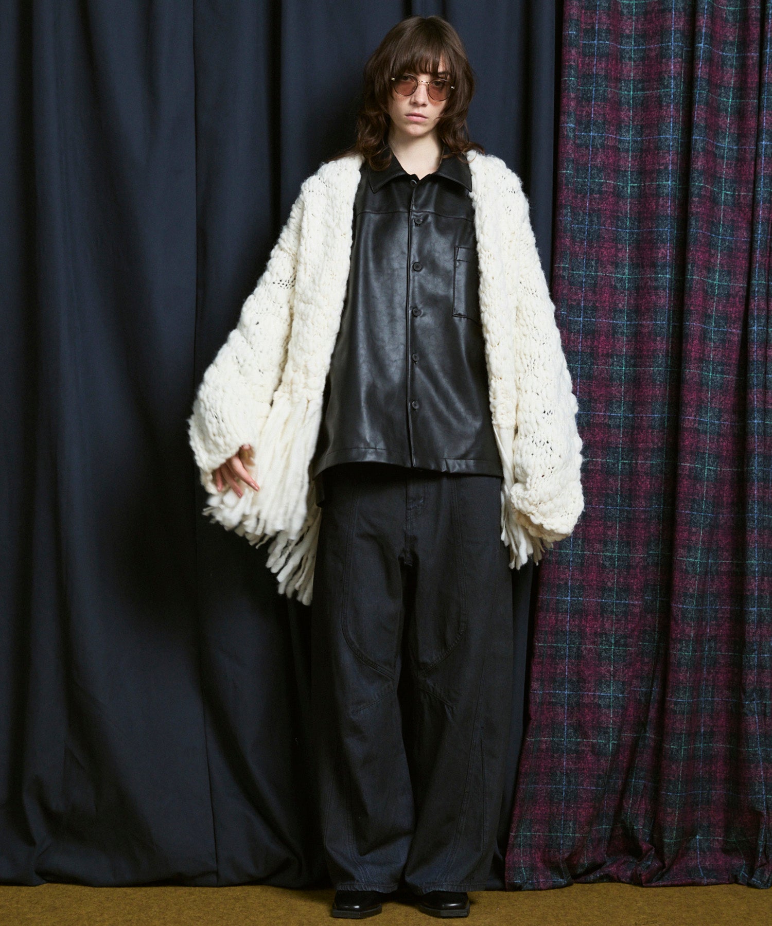 [25AW PRE-ORDER] Fade Yarn Prime-Over Full Zip Knit