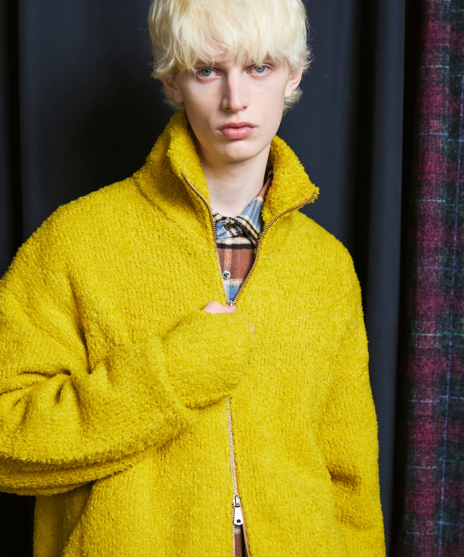 Boa Drivers Knit Blouson