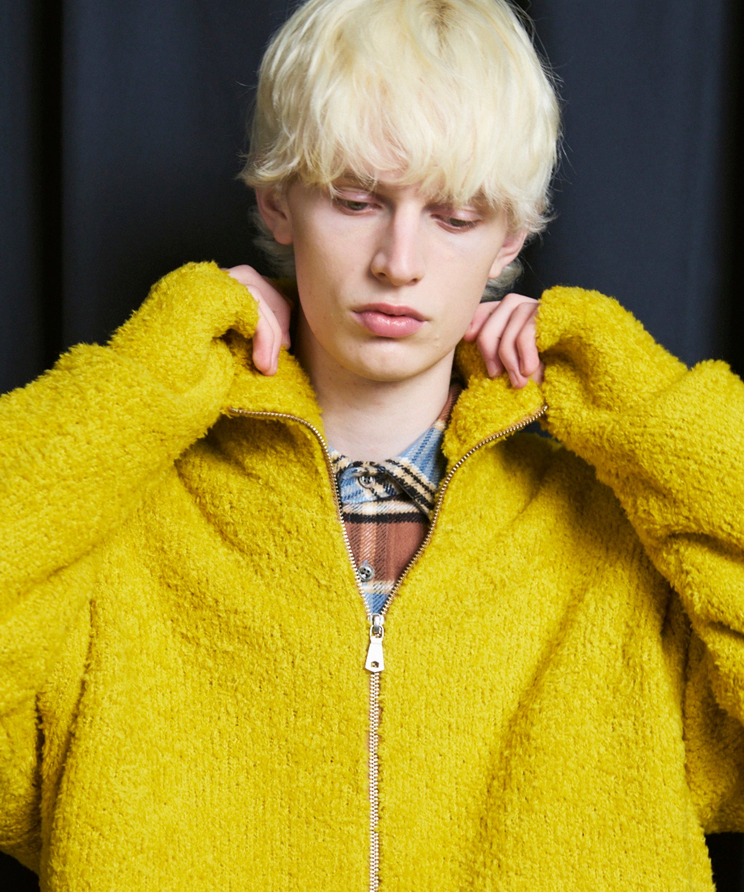 Boa Drivers Knit Blouson