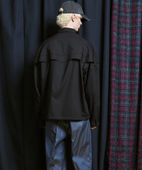 Prime-Over Curved Curve switching Regular Collar Shirt (Copy)