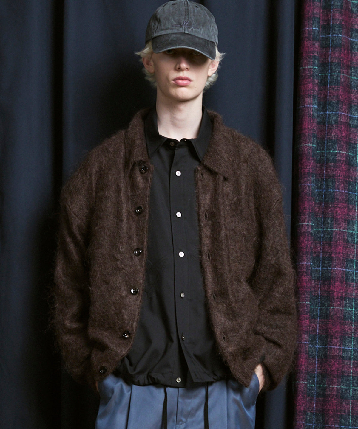 KID MOHAIR Shirt Cardigan