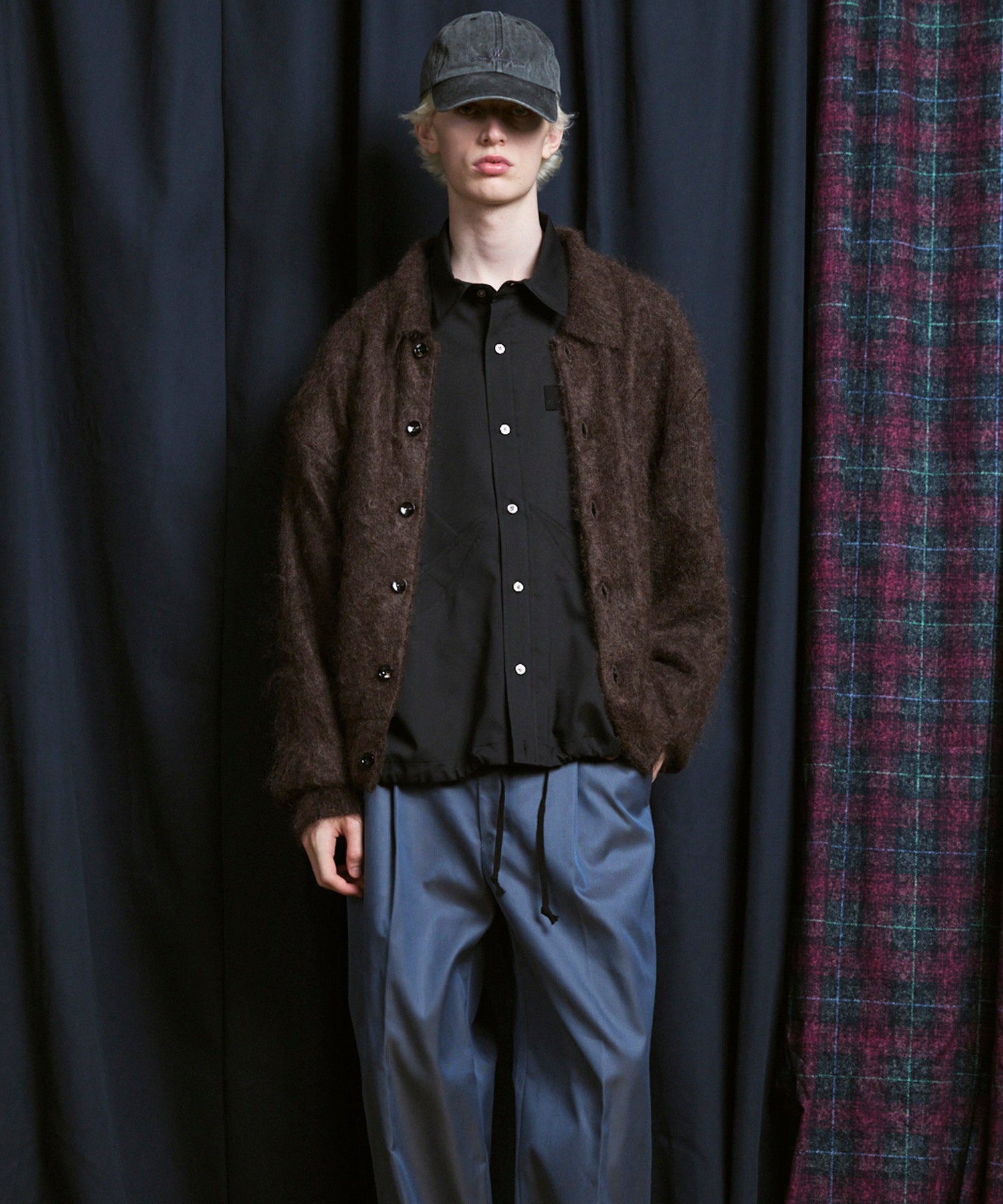 KID MOHAIR Shirt Cardigan