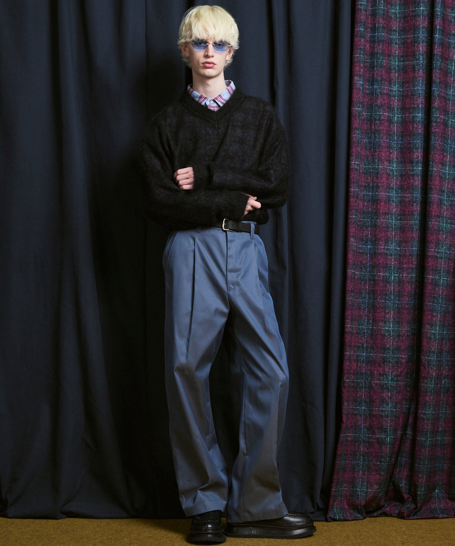 KID MOHAIR V-Neck Knit