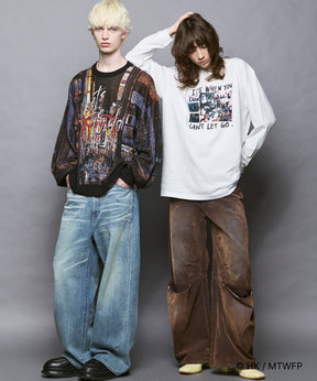 【Meets The World】Collaboration  Photo Print Long Sleeve Tee