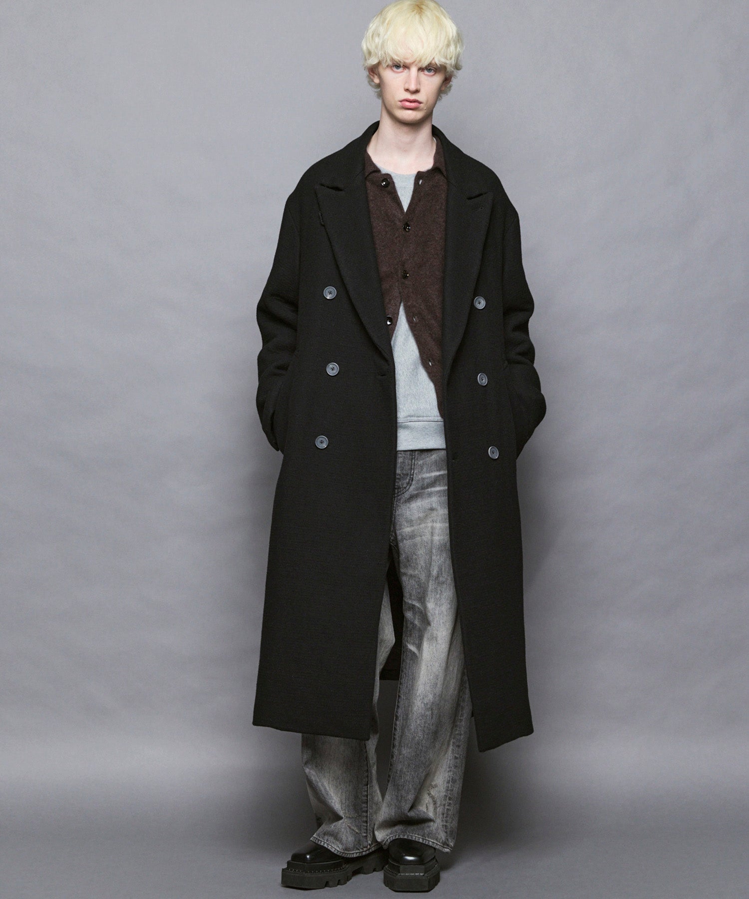 【Italian Dead Stock Fabric】Prime-Over Chesterfield Coat
