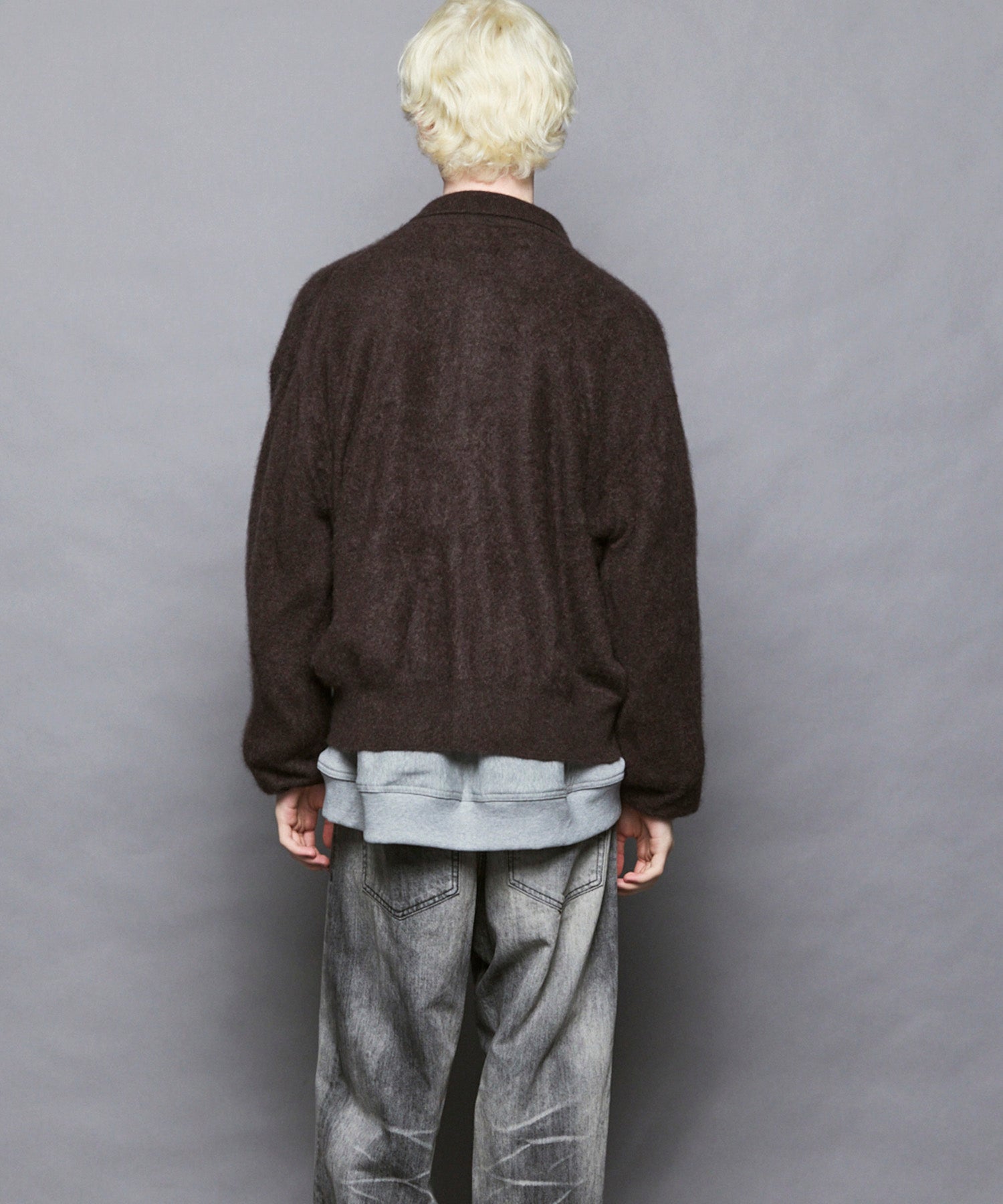[25AW PRE-ORDER] Rug Pattern Mall Yarn Jacquard Prime-Over Crew Neck Knit Pullover