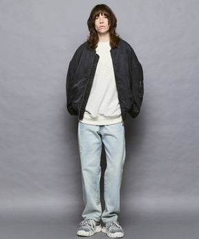 [25AW PRE-ORDER] Prime-Over Vintage Like Nylon MA-1 Bomber Jacket