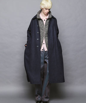 【Italian Dead Stock Fabric】Prime-Over Balmachan Coat