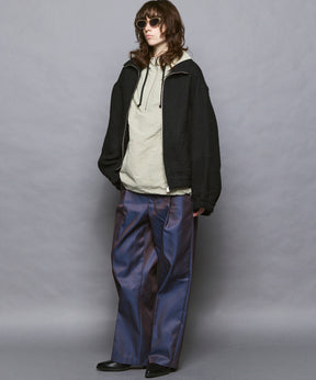 [Italian Dead Stock Fabric] Prime-Over Switching Stand Blouson