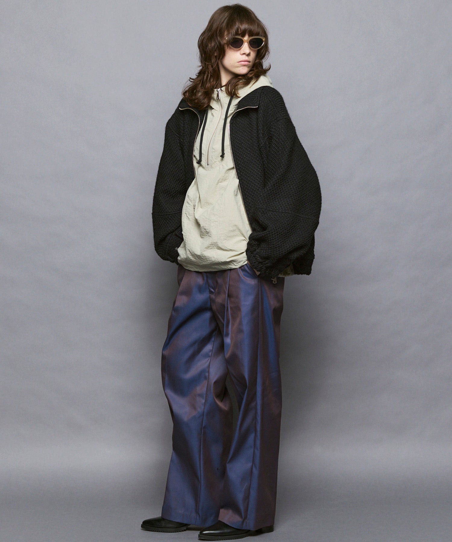 Prime-Over Half Zip Anorak Blouson