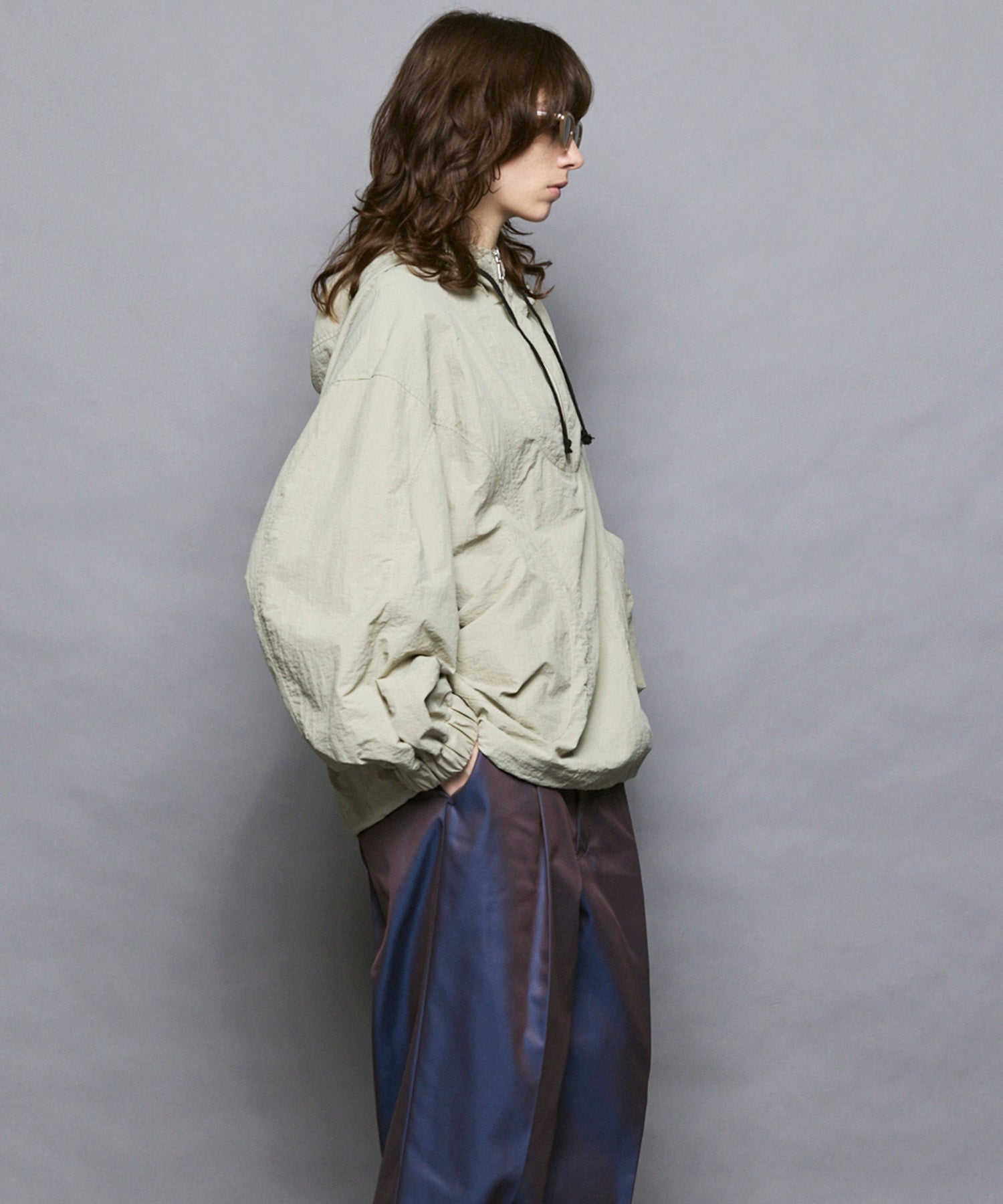Prime-Over Half Zip Anorak Blouson