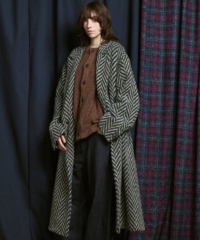 【Italian Dead Stock Fabric】Prime-Over Chesterfield Coat