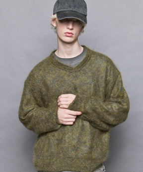 KID MOHAIR V-Neck Knit