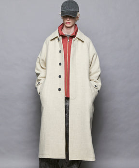 【Italian Dead Stock Fabric】Prime-Over Balmachan Coat