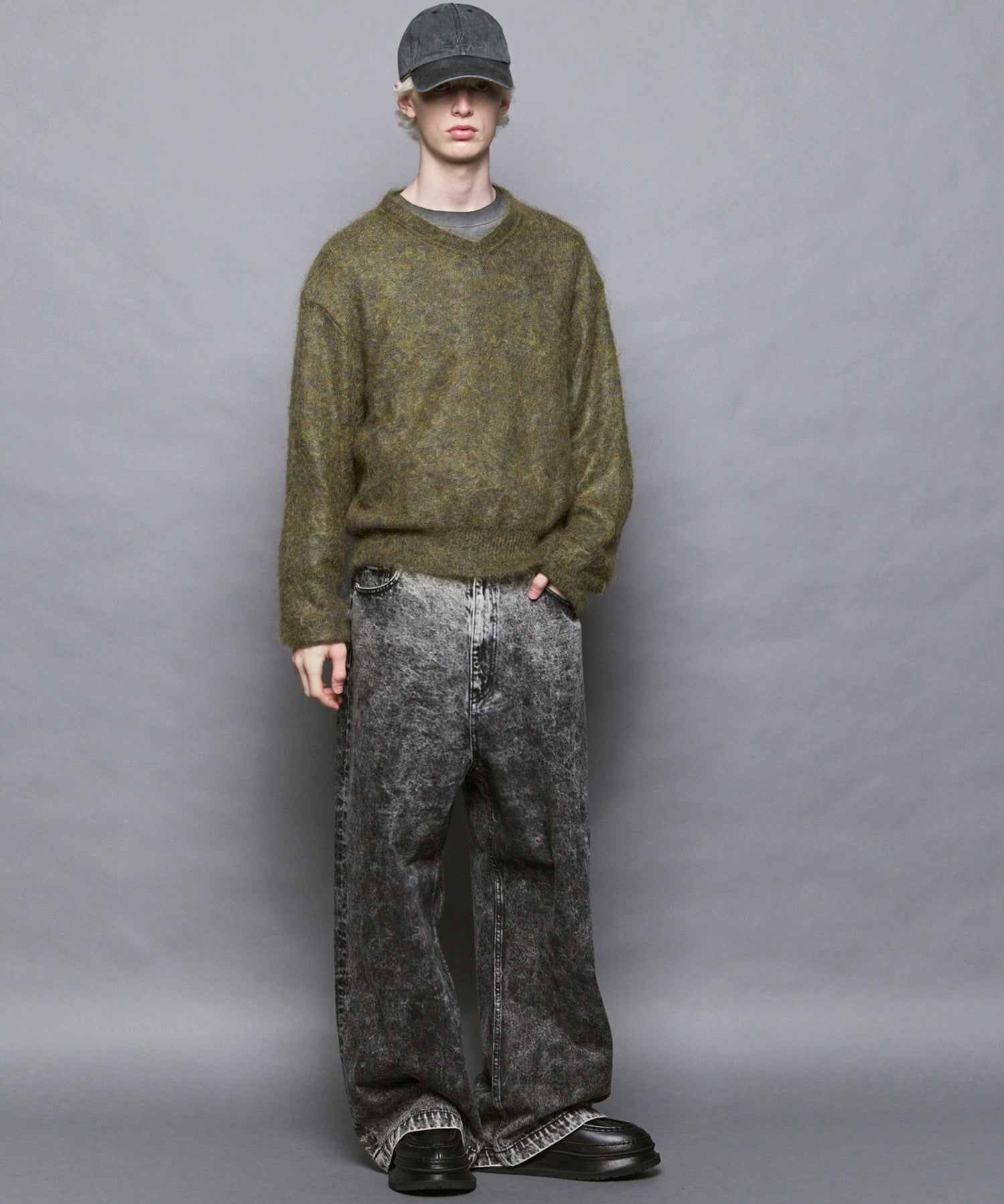 KID MOHAIR V-Neck Knit